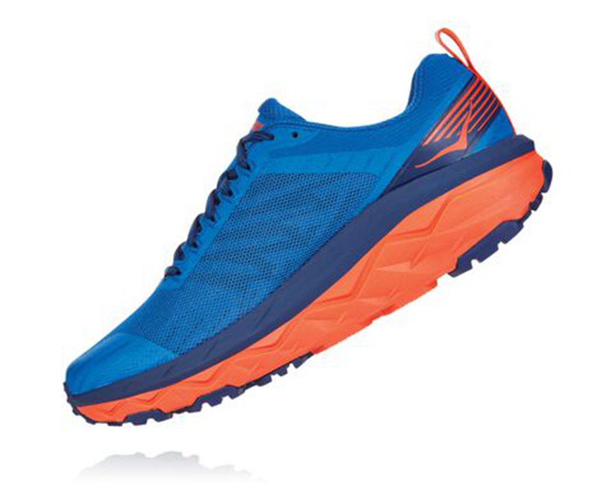 Trail Shoes Mens - Hoka One One Challenger ATR 5 - Blue - SATWOLY-51